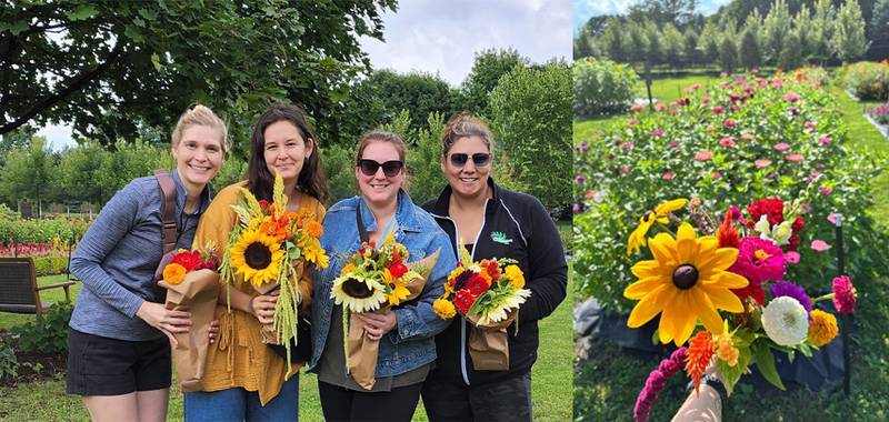 Countryside Flower Shop - Crystal Lake - The Tranquility of a Visit to Our Cut Flower Garden