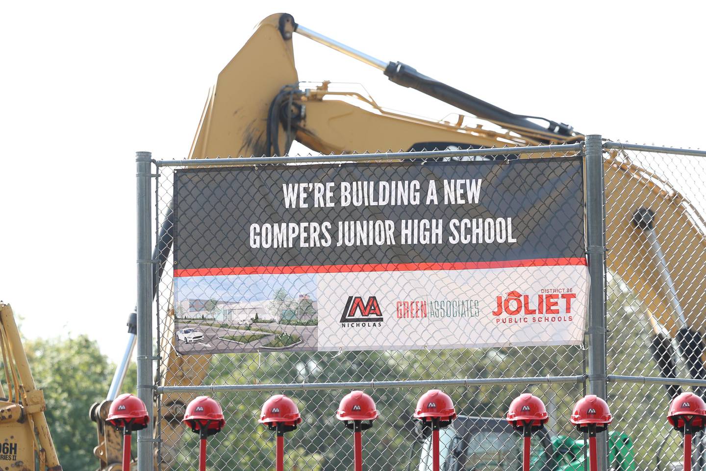 District 86 held a ground breaking ceremony for Gompers Junior High School on Thursday, Sept. 12, 2024 in Joliet.