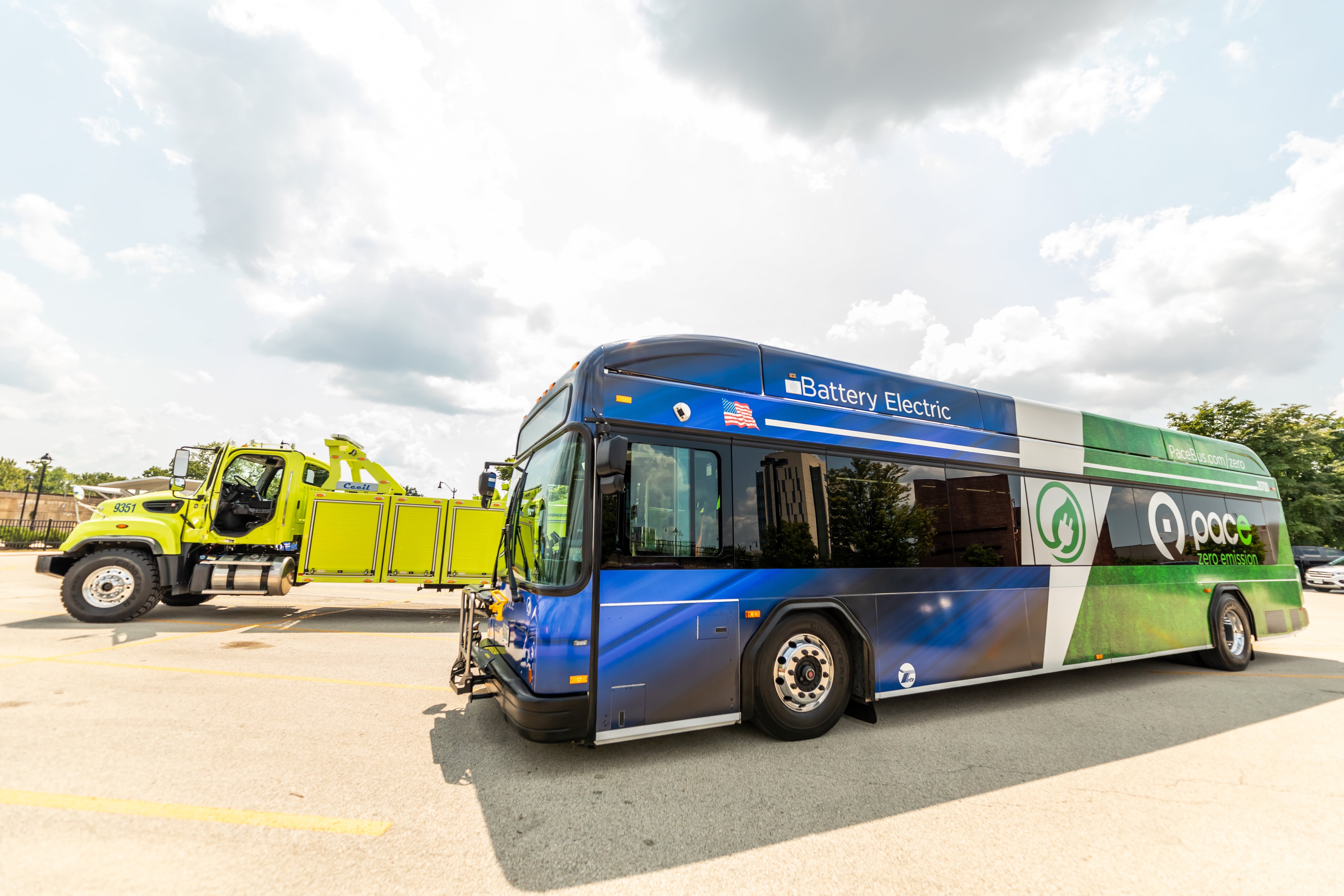 Activate Joliet, hosted by Pace on Aug. 3, 2024, offers attendees the opportunity to explore Pace vehicles.