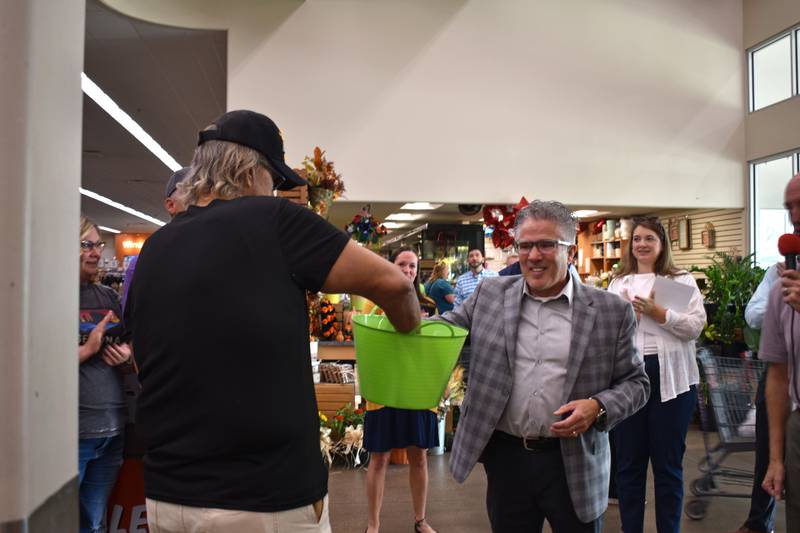 Finalists of the Hometown Hero Sweepstakes were invited Friday to gather at Peru HyVee for recognition and prize drawing. This sweepstakes recognizes people who have made a positive impact on their community.