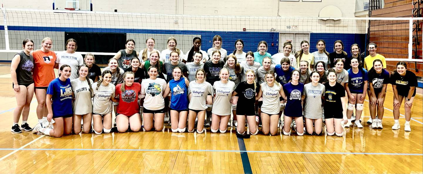 2024 Princeton Tigresses Volleyball camp grades high school session.