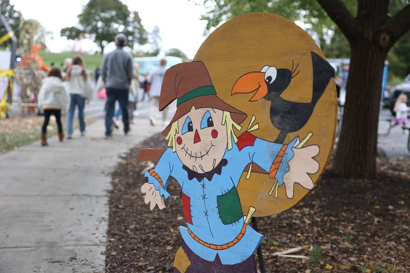 Dellwood Park in Lockport is transformed for Halloween for the Hayride of Horrors that features rides along the haunted trails and activities for all ages on Monday, Oct. 14, 2024.