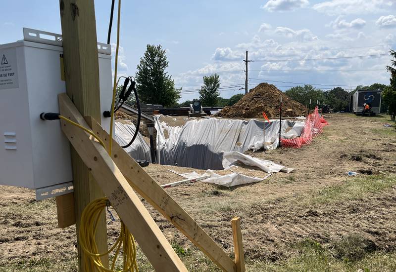 Zernco Inc., a commercial general contractor based in Wichita, Kansas, is the main contractor for the project. They began working on June 10, an on-site worker said Wednesday.