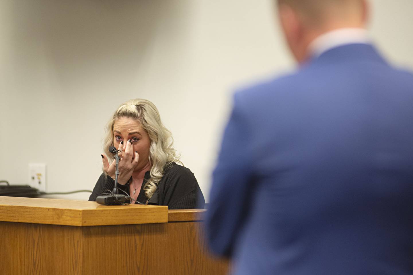 Danik Wilson, sister of school shooter Matthew Milby, tells the court about the abusive home the two endured while living in Dixon.