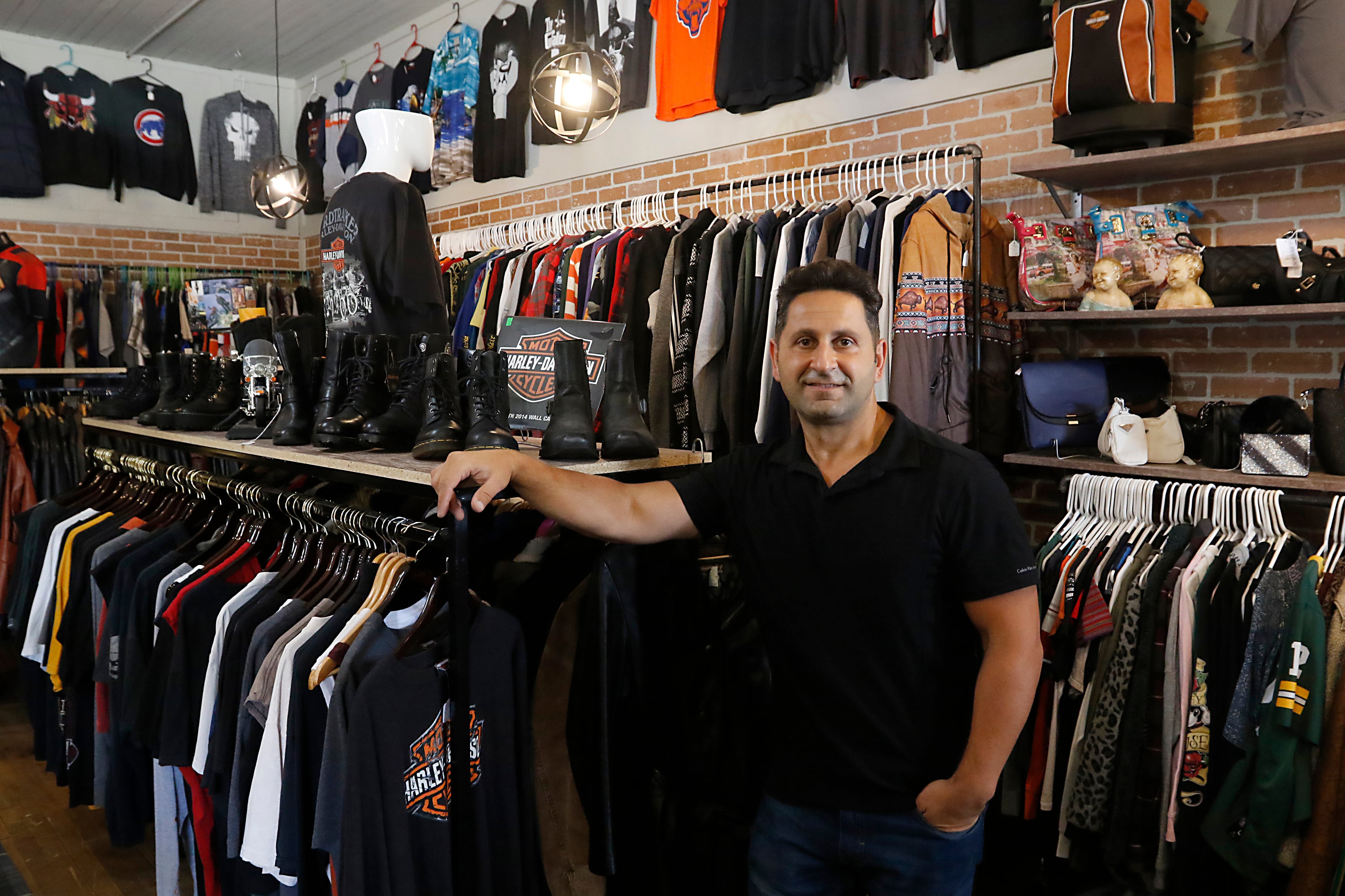 Vilard Alexan has open a vintage clothing shop Hebron Vintage in the former Prairie Ave Antiques in Hebron.