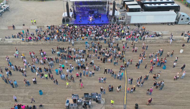 Lauren Alaina performs during the 169th Bureau County Fair on Thursday, Aug. 22, 2024 in Princeton.