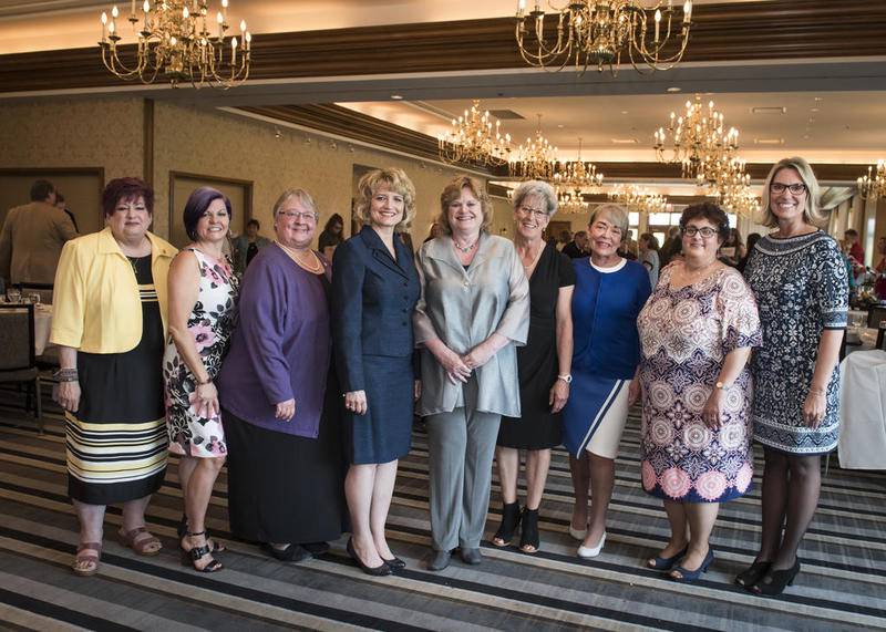 McHenry County Magazine recently named its 2018 Women of Distinction. They are Bobbi Baehne, Geri Condon, Regina Belt Daniels, Shira Greenfield, Lori Harms, Patti Lutz, Sue Miller, Carole Peters, Erin Smith and Elizabeth Wakeman. The group was honored Thursday at Boulder Ridge Country Club in Lake in the Hills.