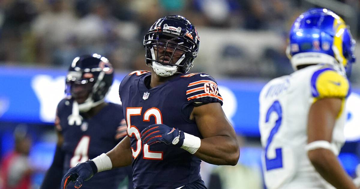 Bears injury report: Khalil Mack, Akiem Hicks remain out - Chicago Sun-Times