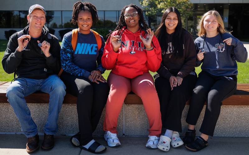 (Left to right); Nick Hoffman, Nia Burrows, Courtney Felder, Aolani Perez, and Madison Rollins