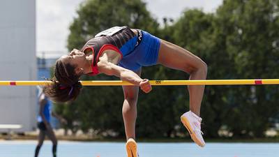 Girls track and field: Newark’s Kiara Wesseh repeats as high jump champ, Sandwich’s Sunny Weber wins 3,200