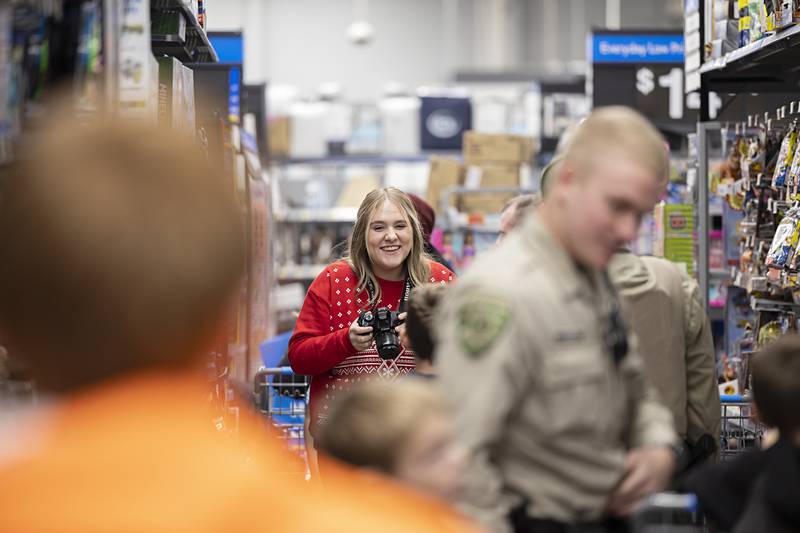 Zoey Harrington snaps photo of Dixon’s Shop with a Cop Saturday, Dec. 10, 2022 at Walmart in Dixon.