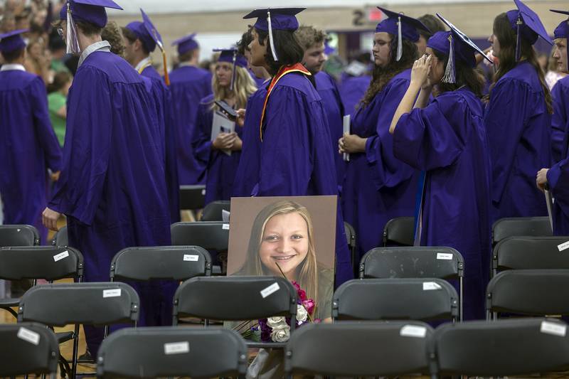 The class of 2024 wishes to remember Cayley Krug Sunday, May 26, 2024 during commencement at Dixon High School. Cayley died in an auto accident in 2021.