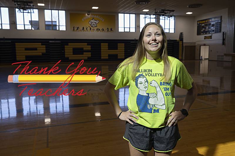 Coach and teacher Emily Joines is a leader on and off the court at Polo High School.