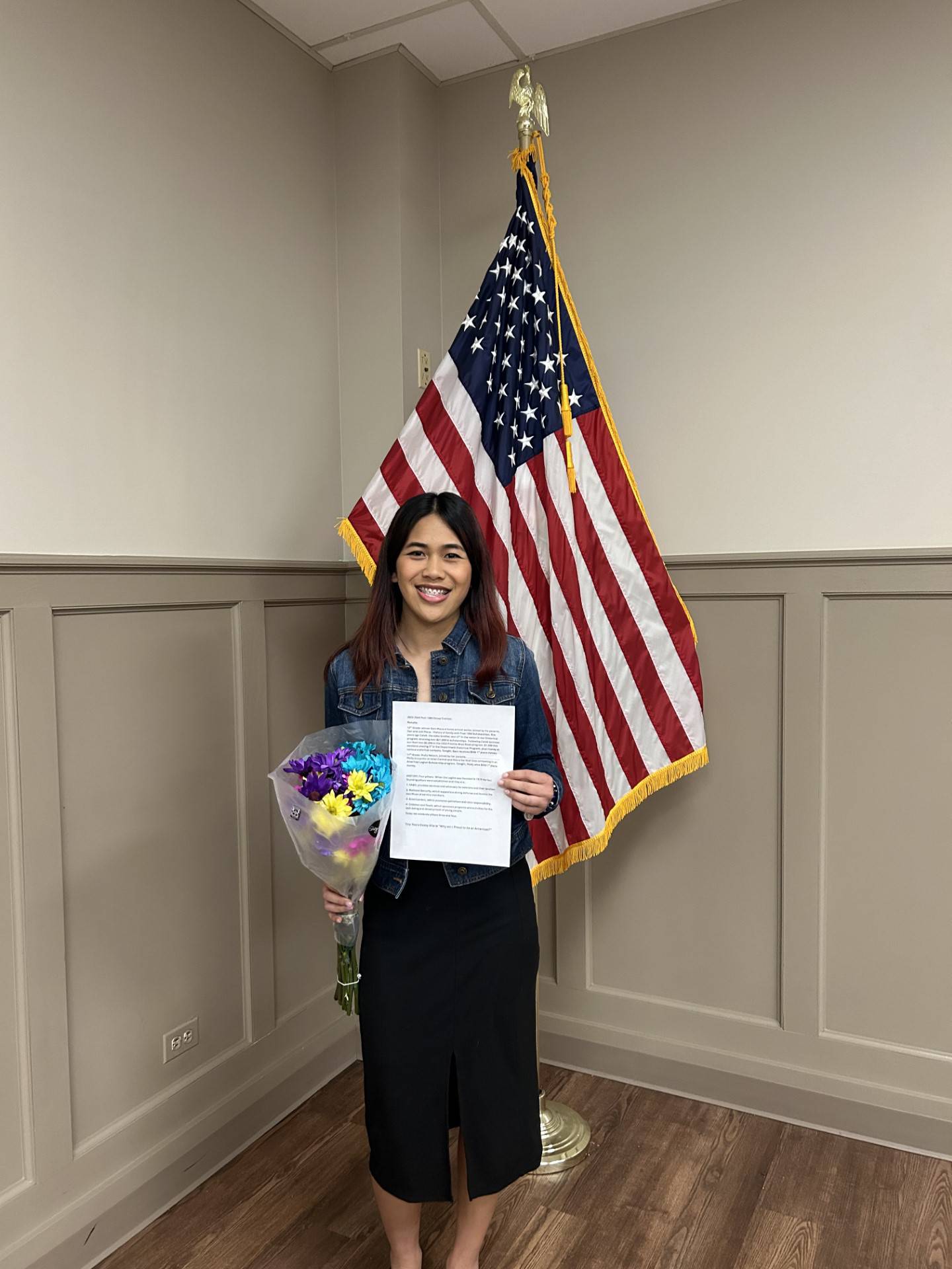 Molly Nelson, 17, of Joliet, won second place at the local level for the 2024 Department of Illinois Americanism Essay Contest. Students must submit their 500-word essays to the local American Legion Post, American Legion Auxiliary Unit or SAL Squadron. Nelson submitted hers through the American Legion Post 1080 in Joliet.