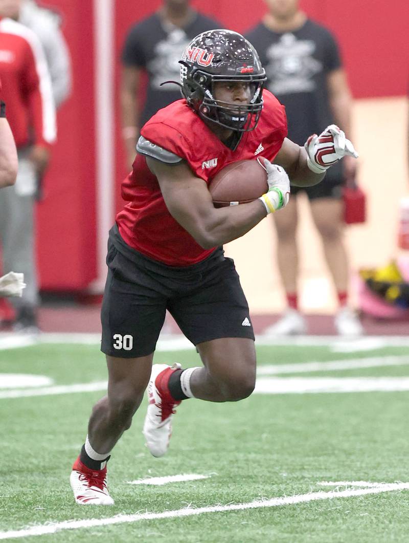 Photos Northern Illinois University football spring practices continue