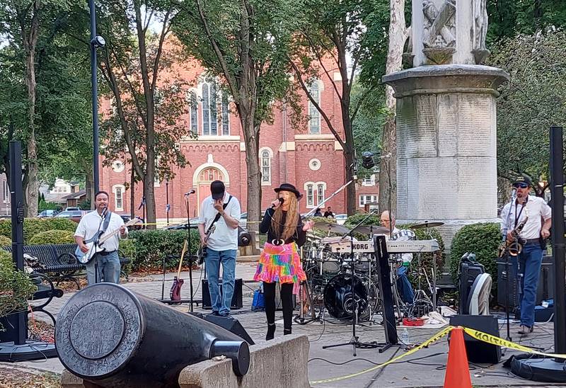 Ray's Rockets performed the final Music in the Park on Saturday, Sept. 16, 2023, at Washington Square in Ottawa.