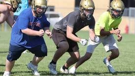 Photos: Hiawatha football starts fall practices as season nears