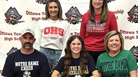 College signing: Ottawa’s Maggy Buscher joins cheer squad at Notre Dame