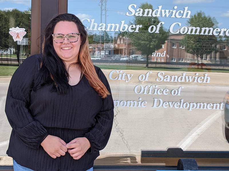 Kaley Letcher was recently named the new executive director of the Sandwich Area Chamber of Commerce.