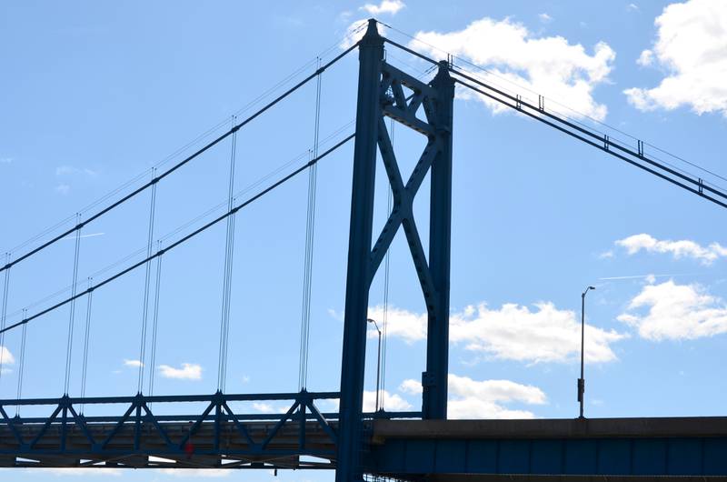 The South Bridge which carries U.S. 30 across the Mississippi River reopened Wednesday, Oct. 5. IDOT has been repairing and repainting the suspension bridge – officially the Gateway Bridge – since Sept. 6. The project was completed 10 days ahead of schedule.
