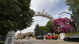 Dixon Arch face-lift complete in time for Petunia Fest