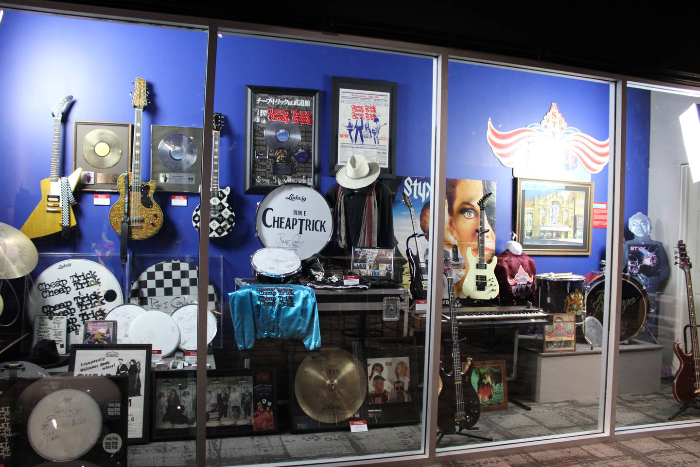 The Illinois Rock and Roll Museum on Route 66 is located at 9 W. Cass St. in downtown Joliet. (Photo by Christine Johnson)