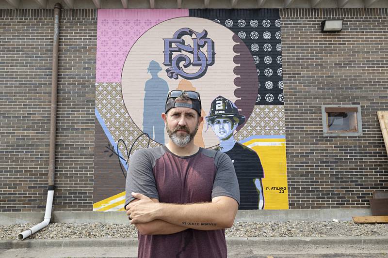 Long time friends Philip Atilano and Garrett Ramos bonded over their mutual love for art. A mural in the weight room of the Sterling station started by Ramos, was finished by Atilano as a tribute to his friend.