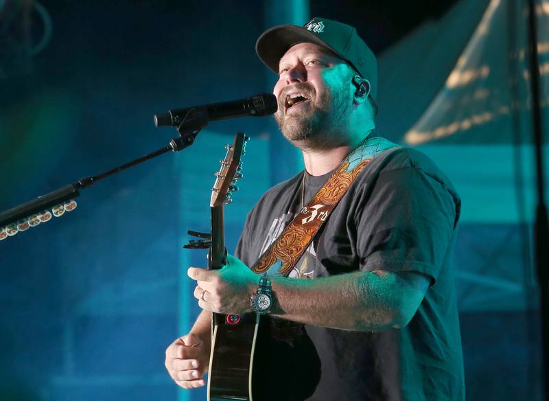 Mitchell Tenpenny performs during the 169th Bureau County Fair on Thursday, Aug. 22, 2024 in Princeton.