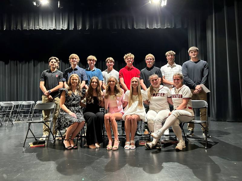 Ottawa High School recognized Booster Club award recipients at its recent honors ceremony.