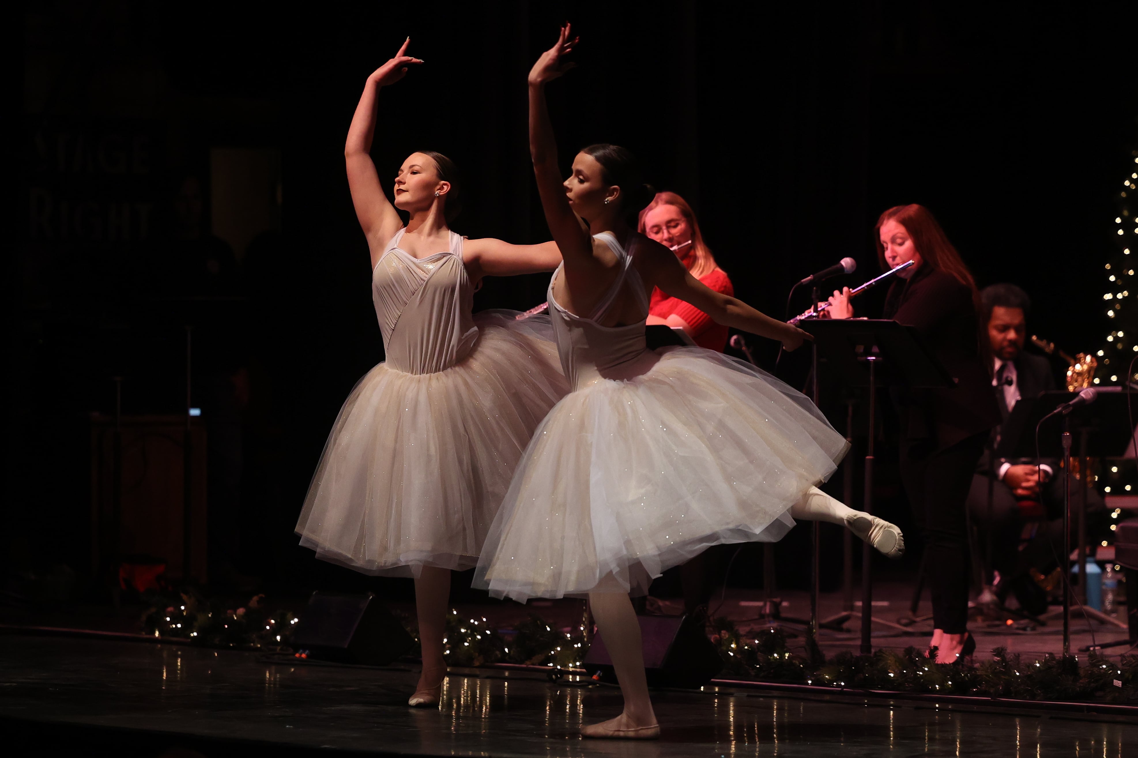 Dancer perform the Dance of the Sugarplum Fairy at the A Very Rialto Christmas show on Monday, November 21st in Joliet.