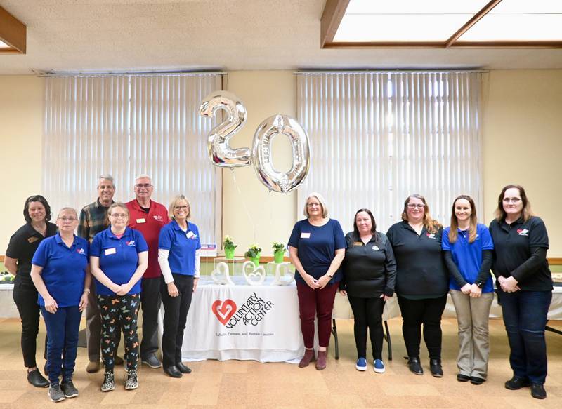 Voluntary Action Center celebrated 20 years of serving LaSalle, Putnam and Bureau Counties through Meals on Wheels on Thursday in Streator.