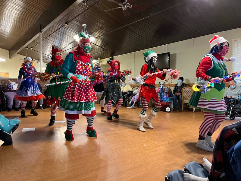 The Mistletoe Misfits performed Saturday, Dec. 16, 2023, at Allure of Peru.