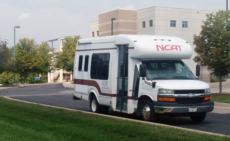 OSF HealthCare donated a van to North Central Area Transit's fleet to provide two more daily round trips between OSF Center for Health  Streator and St. Elizabeth Medical Center in Ottawa.