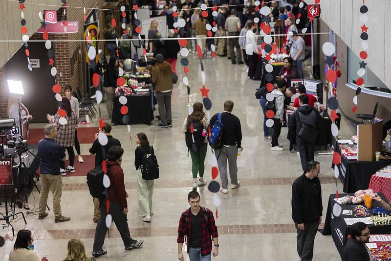 Sauk Valley Community College students were welcomed back Wednesday, Jan. 31, 2024 with booths, games and lunch.