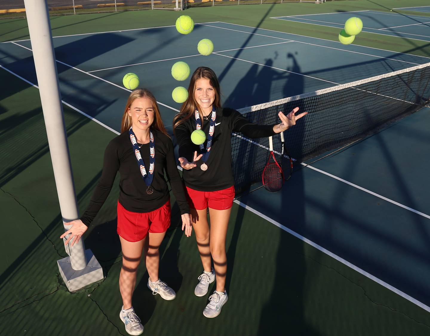 Ottawa's Emma Cushing and Rylee O'Fallon are the Ottawa Times 2023 tennis players of the year.