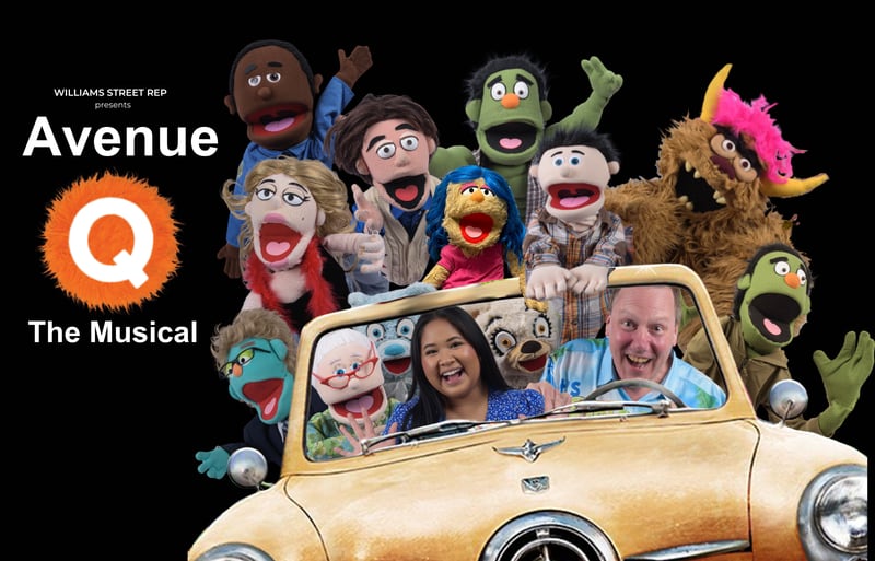 It’s “Sesame Street” meets “South Park” in the Tony Award Best Musical of the Year smash-hit “Avenue Q,” which runs Sept. 13 to Oct. 20 at Raue Center for the Arts in Crystal Lake.