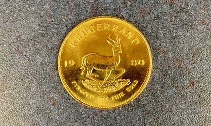 Volunteers at the Salvation Army Tri-Cities Corps found a South African Krugerrand in the kettle outside the Jewel-Osco on Kirk Road in St. Charles on Dec. 18, 2023.