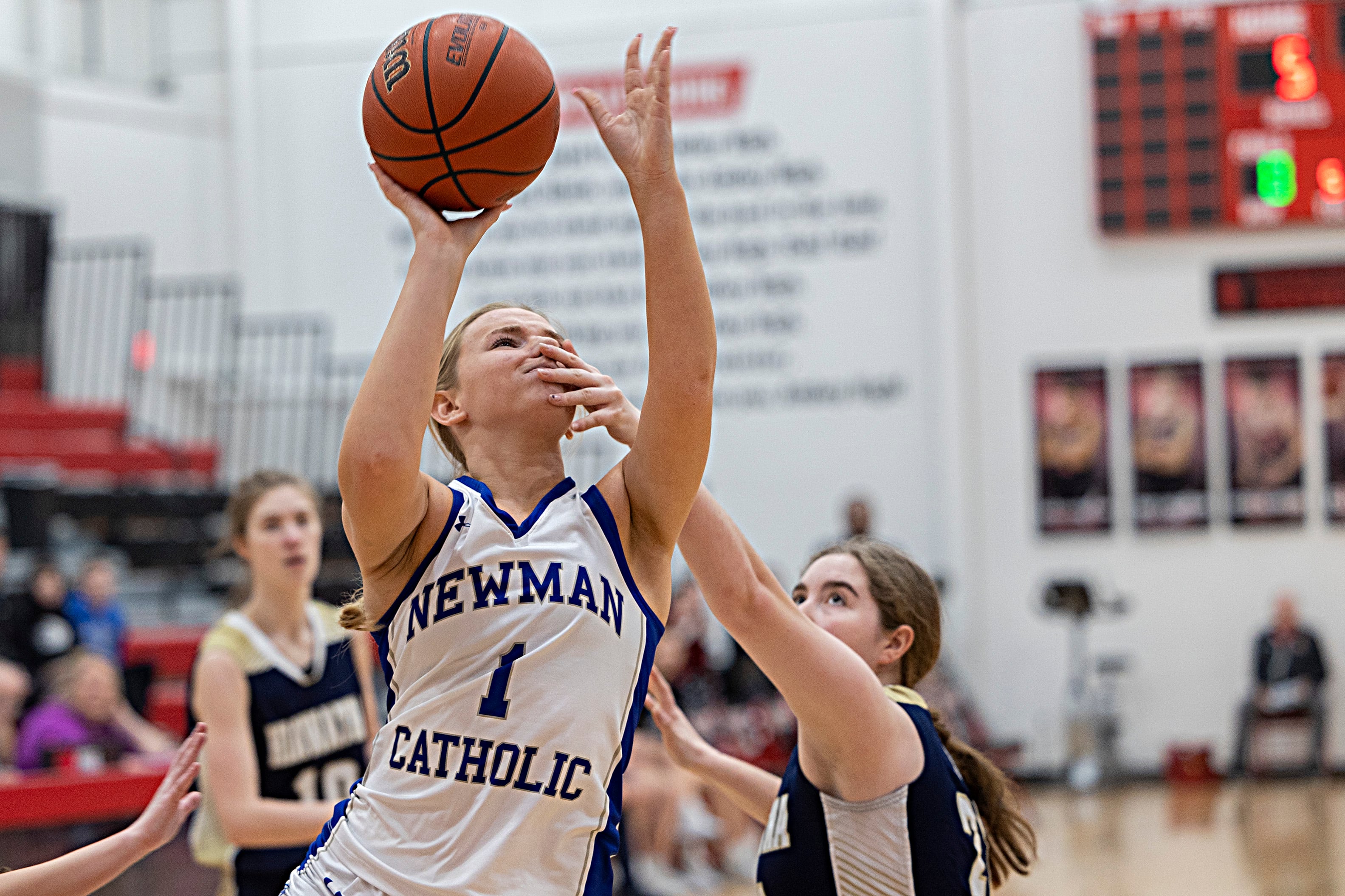 Photos: Newman vs Hiawatha at Amboy basketball tournament