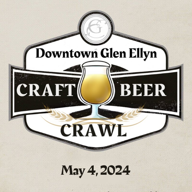 Downtown Glen Ellyn has announced it will host the inaugural Craft Beer Crawl at 1 p.m. Saturday, May 4, 2024 starting at The Beer Cellar, 488 Crescent Blvd. Guests will be able to taste four ounces of 10 different craft beers while exploring downtown businesses along the way.