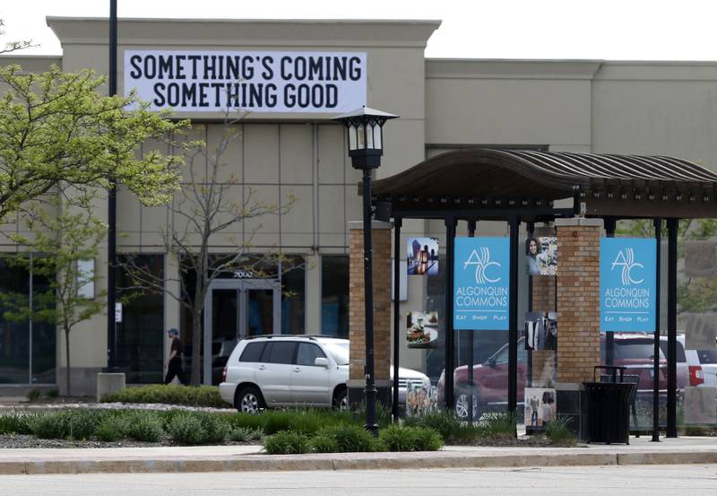 A person shops Monday, May 15, 2023, at Algonquin Commons, 1900 S. Randall Road in Algonquin.