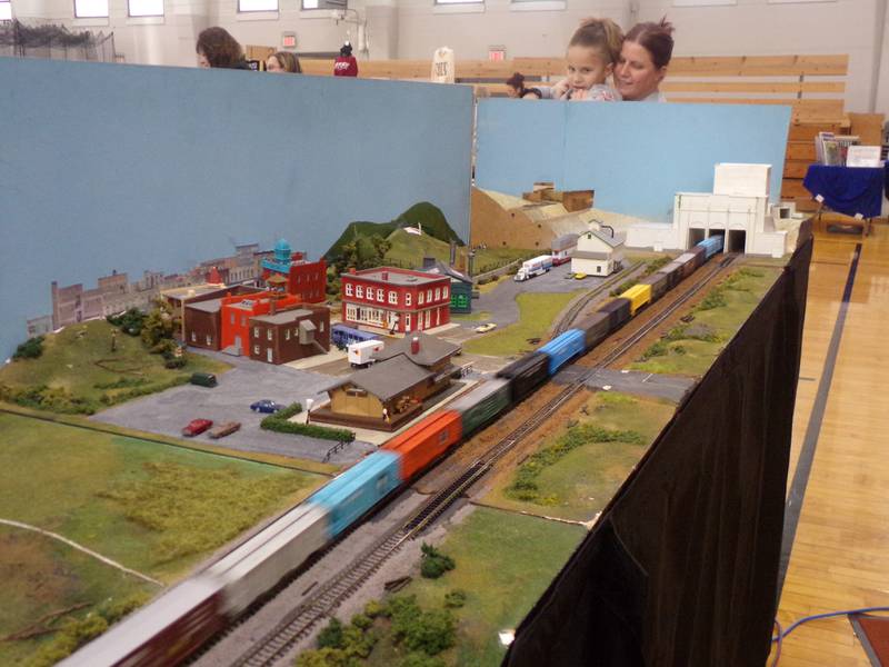 Model trains were displayed Saturday, Nov. 25, 2023, at the Streator Incubator as part of the Keeping Christmas Close to Home celebration in Streator.