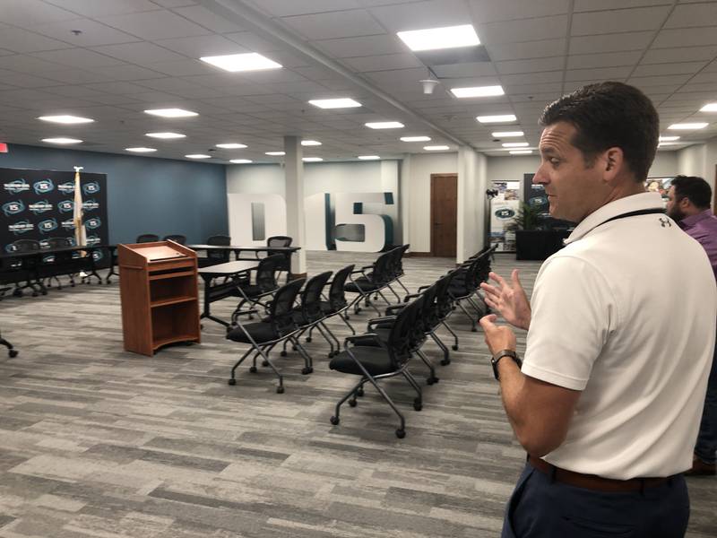 Superintendent Josh Reitz offered a tour on July 11, 2023, of McHenry School District 15's new home at 420 N. Front St. (Route 31) in McHenry. The district's new Professional Development and Administrative Center was purchased for $1.6 million.