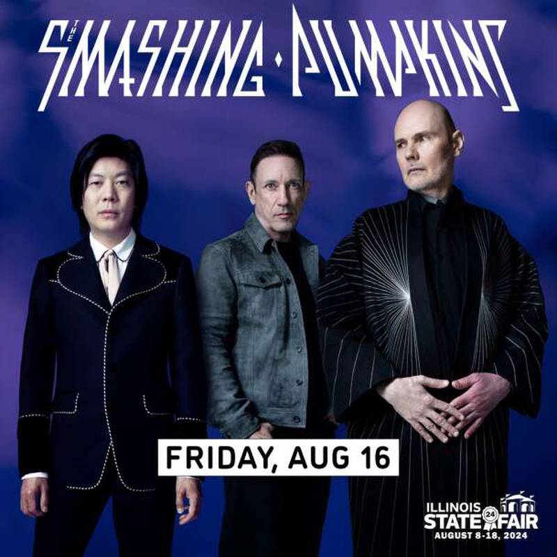 The Smashing Pumpkins will appear at the Illinois State Fair in August.