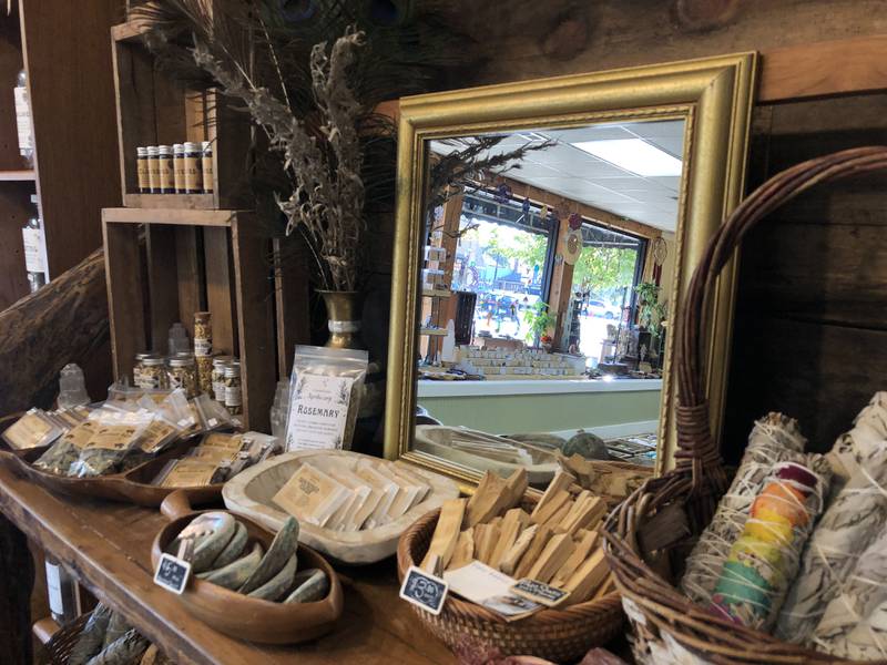 Crystal Lume, 1310 Riverside Dr. Mchenry, on Thursday, Oct. 10, 2024. The metaphysical shop is celebrating one year in businesses from Oct. 17 to Oct. 20.