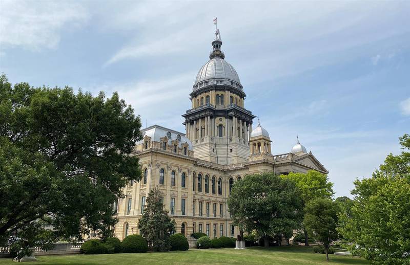 The Illinois State Capitol is pictured in Springfield.