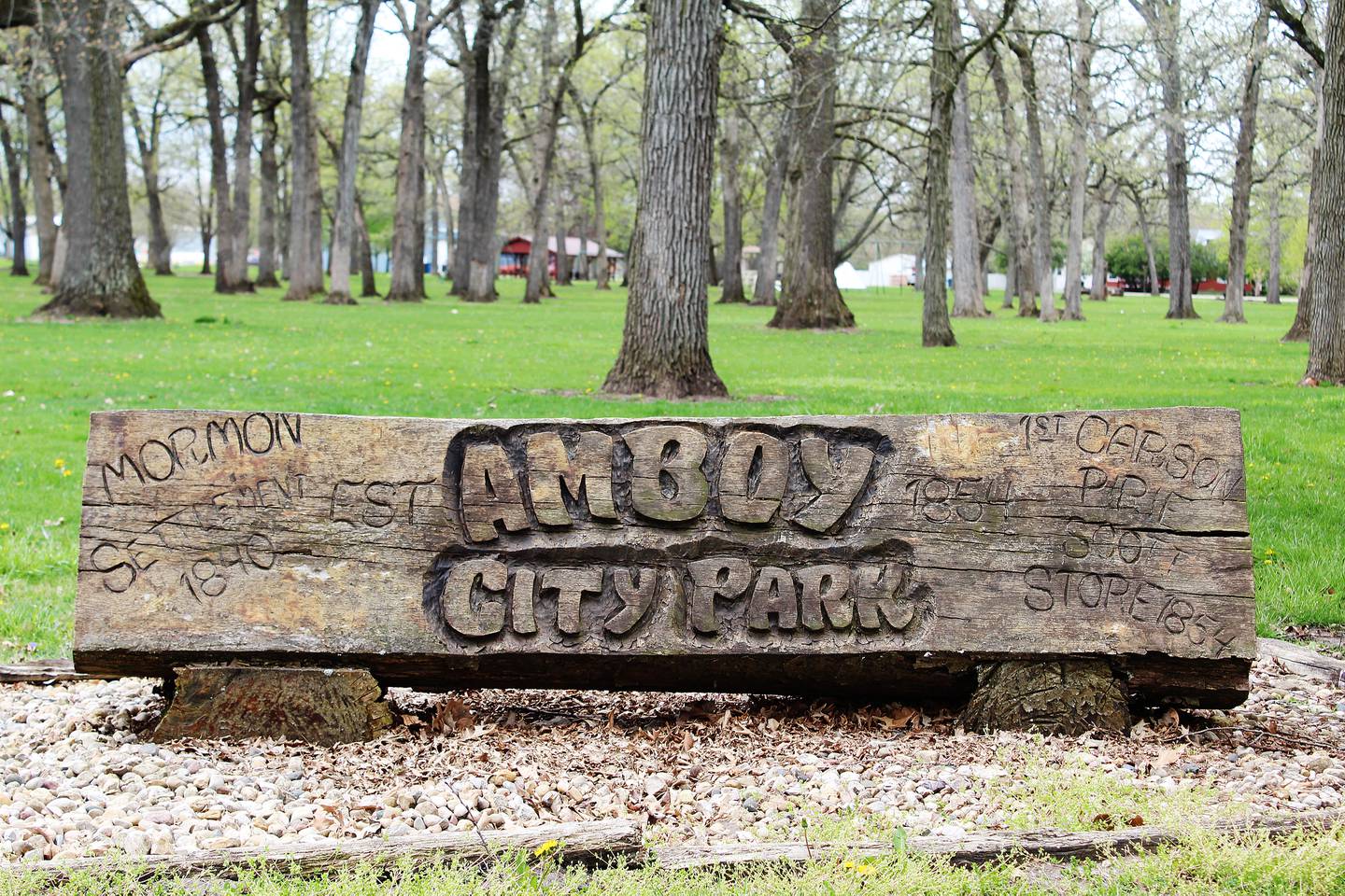 Located in the town’s east side, Amboy City Park (originally known as Green River City Park) consists of nearly 25 acres of woods and grassy areas; it also has a baseball field (home to the Amboy High School clubs), playgrounds, basketball hoops, restrooms and picnic shelters.