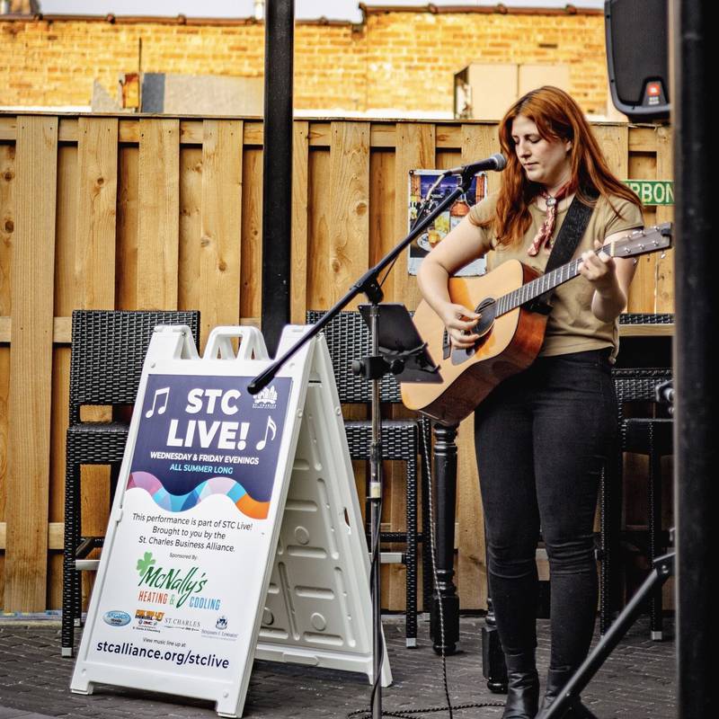 The St. Charles Business Alliance is looking for local businesses to host STC Live! music events on Wednesday and Friday evenings this June through August.