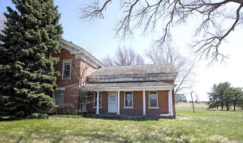 The historic William H. Coventry House is located on the deserted Motorola Campus in Harvard.