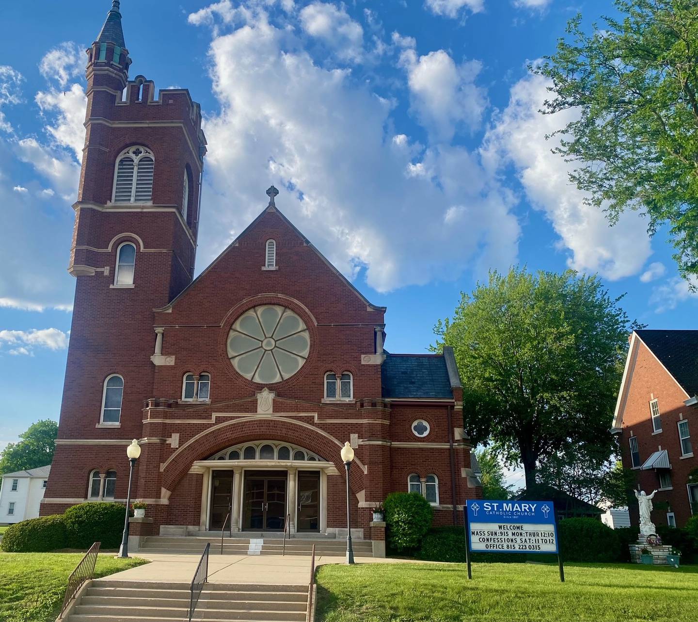 St. Mary in Peru is one of the churches named to close with the recent announcement from the Peoria Diocese. The church will merge with St. Valentine in Peru along with St. Joseph.