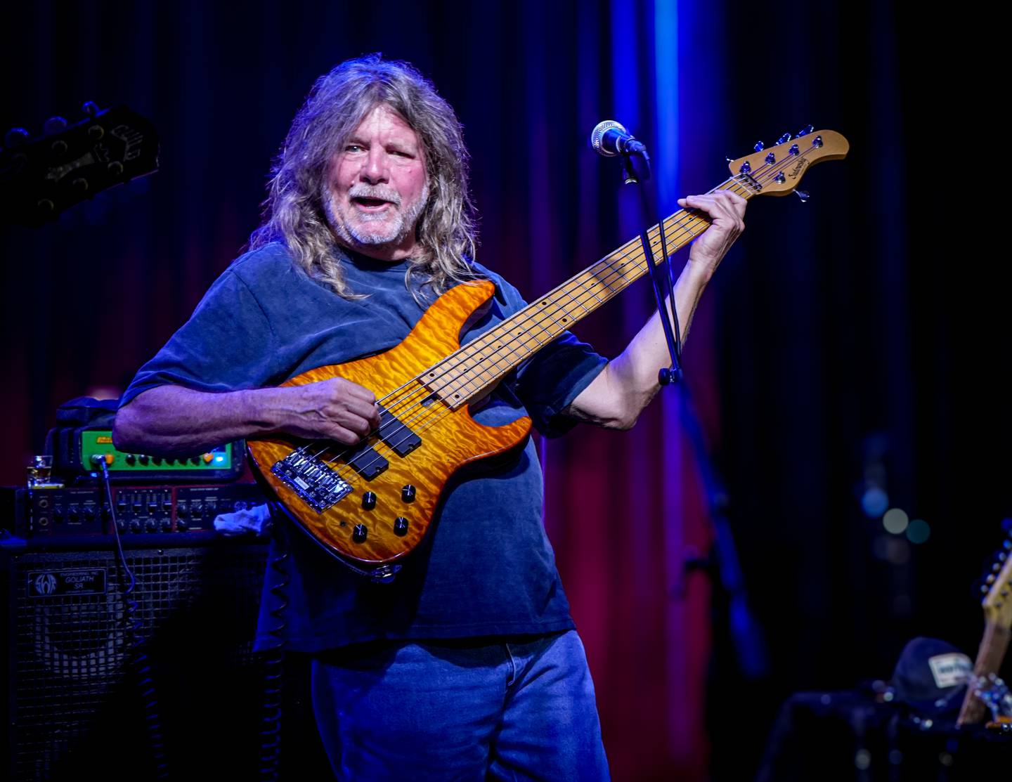 Bassist John June performs with Drew Cooper at Yorkville's Summer Solstice Indie Music Festival's after-show at the Law Office Pub and Music Hall